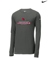 Saginaw Valley State University Football Football - Mens Nike Longsleeve