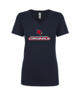 Saginaw Valley State University Soccer Cardinals - Womens Vneck