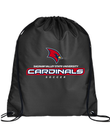 Saginaw Valley State University Soccer Soccer - Drawstring Bag