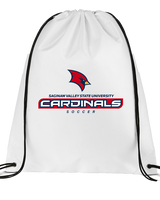 Saginaw Valley State University Soccer Soccer - Drawstring Bag