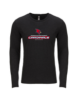 Saginaw Valley State University Soccer Soccer - Tri-Blend Long Sleeve
