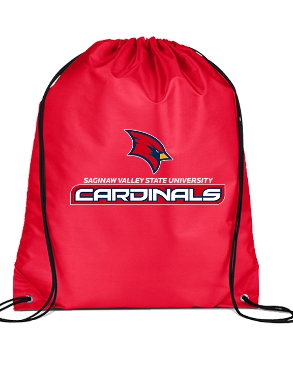 Saginaw Valley State University Softball Cardinals - Drawstring Bag