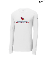 Saginaw Valley State University Softball Cardinals - Mens Nike Longsleeve