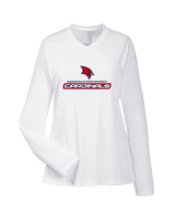 Saginaw Valley State University Softball Cardinals - Womens Performance Longsleeve