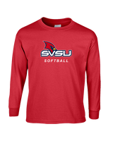 Saginaw Valley State University Softball SVSU - Cotton Longsleeve