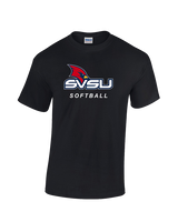 Saginaw Valley State University Softball SVSU - Cotton T-Shirt