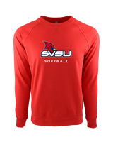 Saginaw Valley State University Softball SVSU - Crewneck Sweatshirt