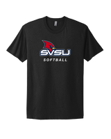 Saginaw Valley State University Softball SVSU - Mens Select Cotton T-Shirt