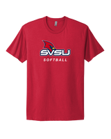 Saginaw Valley State University Softball SVSU - Mens Select Cotton T-Shirt
