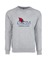 Saginaw Valley State University Swimming & Diving SVSU - Crewneck Sweatshirt