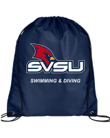 Saginaw Valley State University Swimming & Diving SVSU - Drawstring Bag