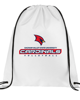 Saginaw Valley State University Volleyball - Drawstring Bag