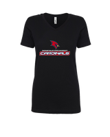 Saginaw Valley State University Volleyball Cardinals - Womens Vneck