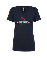 Saginaw Valley State University Womens Basketball Bball - Womens Vneck