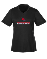 Saginaw Valley State University Womens Soccer Cardinals - Womens Performance Shirt