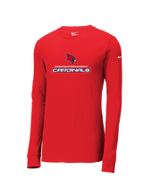 Saginaw Valley State University Womens Tennis Cardinals - Mens Nike Longsleeve