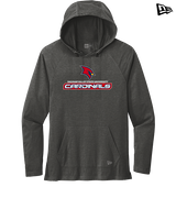 Saginaw Valley State University Womens Tennis Cardinals - New Era Tri-Blend Hoodie
