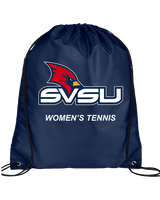 Saginaw Valley State University Womens Tennis SVSU - Drawstring Bag
