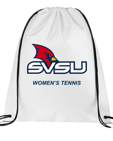 Saginaw Valley State University Womens Tennis SVSU - Drawstring Bag