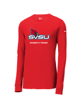 Saginaw Valley State University Womens Tennis SVSU - Mens Nike Longsleeve