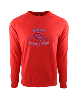 Sahuaro HS Track & Field Curve - Crewneck Sweatshirt