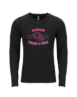 Sahuaro HS Track & Field Curve - Tri-Blend Long Sleeve