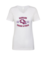 Sahuaro HS Track & Field Curve - Womens Vneck
