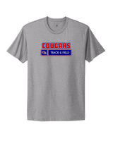 Sahuaro HS Track & Field Pennant - Mens Select Cotton T-Shirt