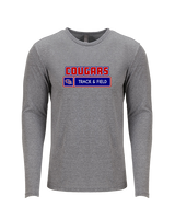 Sahuaro HS Track & Field Pennant - Tri-Blend Long Sleeve