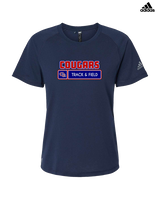 Sahuaro HS Track & Field Pennant - Womens Adidas Performance Shirt