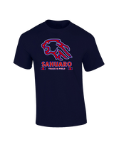 Sahuaro HS Track & Field Stacked - Cotton T-Shirt
