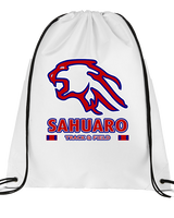 Sahuaro HS Track & Field Stacked - Drawstring Bag