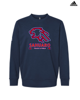 Sahuaro HS Track & Field Stacked - Mens Adidas Crewneck