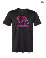 Sahuaro HS Track & Field Stacked - Mens Adidas Performance Shirt