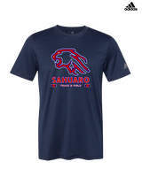 Sahuaro HS Track & Field Stacked - Mens Adidas Performance Shirt