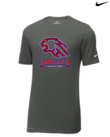 Sahuaro HS Track & Field Stacked - Mens Nike Cotton Poly Tee