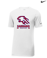 Sahuaro HS Track & Field Stacked - Mens Nike Cotton Poly Tee
