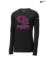 Sahuaro HS Track & Field Stacked - Mens Nike Longsleeve