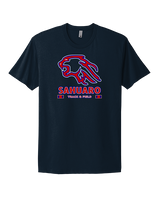 Sahuaro HS Track & Field Stacked - Mens Select Cotton T-Shirt