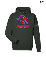 Sahuaro HS Track & Field Stacked - Nike Club Fleece Hoodie