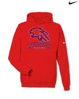 Sahuaro HS Track & Field Stacked - Nike Club Fleece Hoodie