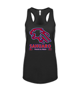 Sahuaro HS Track & Field Stacked - Womens Tank Top