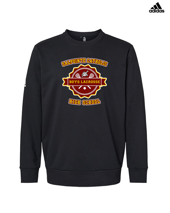 Salpointe Catholic HS Boys Lacrosse Badge - Mens Adidas Crewneck