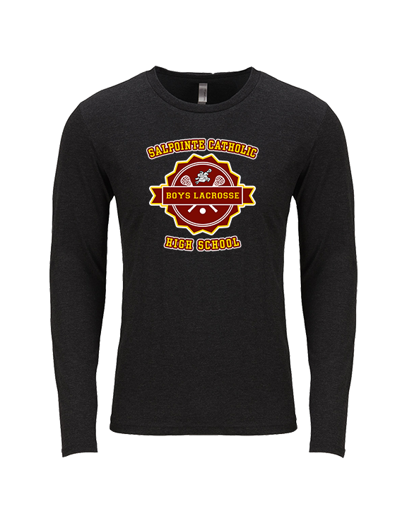 Salpointe Catholic HS Boys Lacrosse Badge - Tri-Blend Long Sleeve