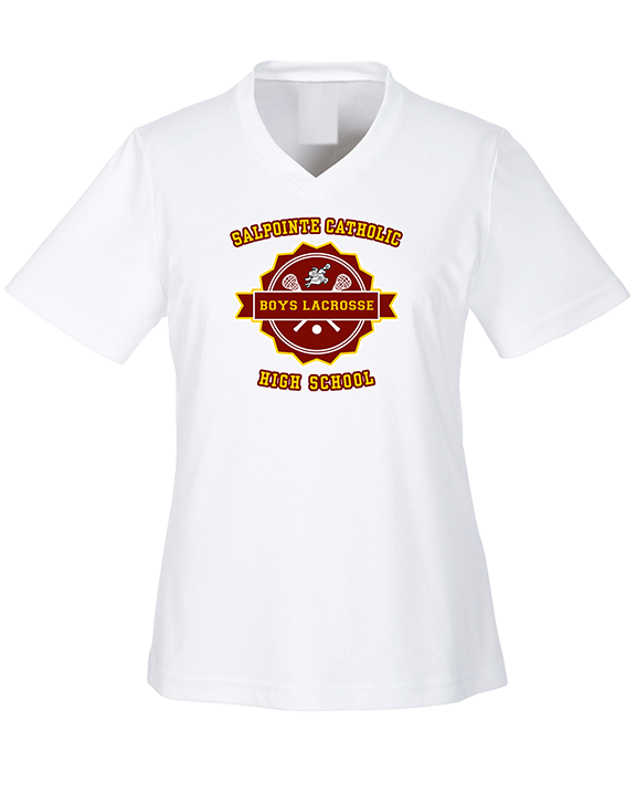 Salpointe Catholic HS Boys Lacrosse Badge - Womens Performance Shirt