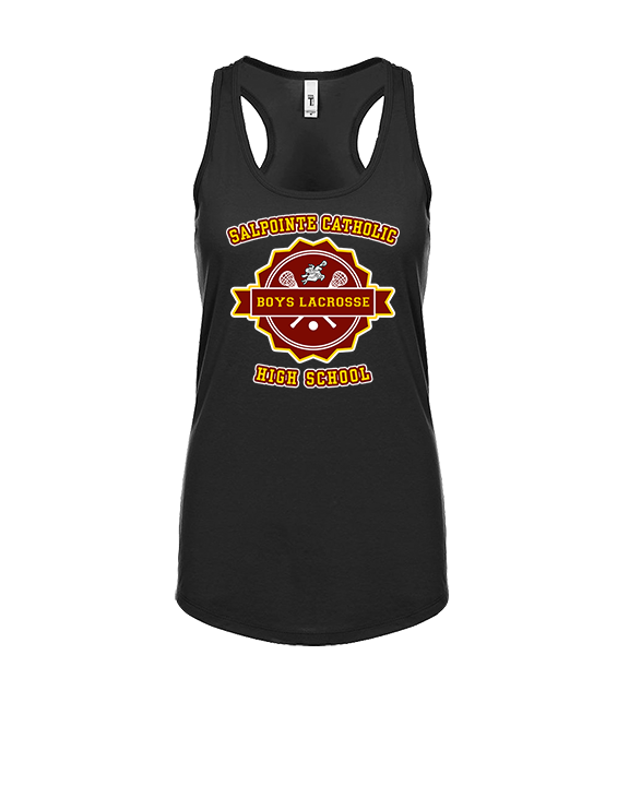 Salpointe Catholic HS Boys Lacrosse Badge - Womens Tank Top