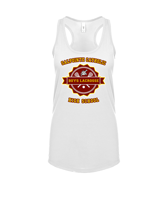 Salpointe Catholic HS Boys Lacrosse Badge - Womens Tank Top