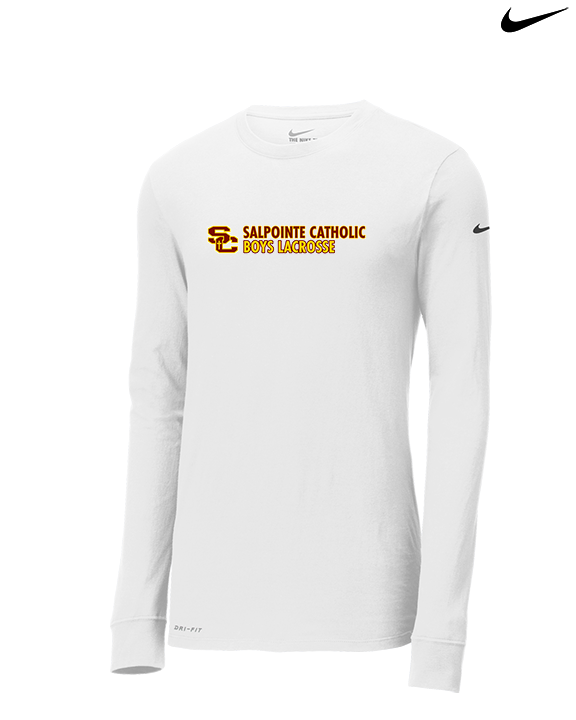 Salpointe Catholic HS Boys Lacrosse Basic - Mens Nike Longsleeve