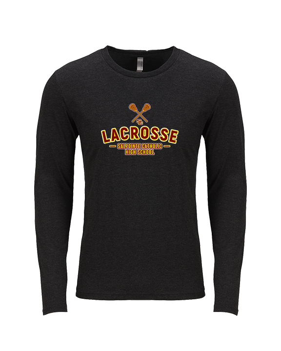 Salpointe Catholic HS Boys Lacrosse Short - Tri-Blend Long Sleeve