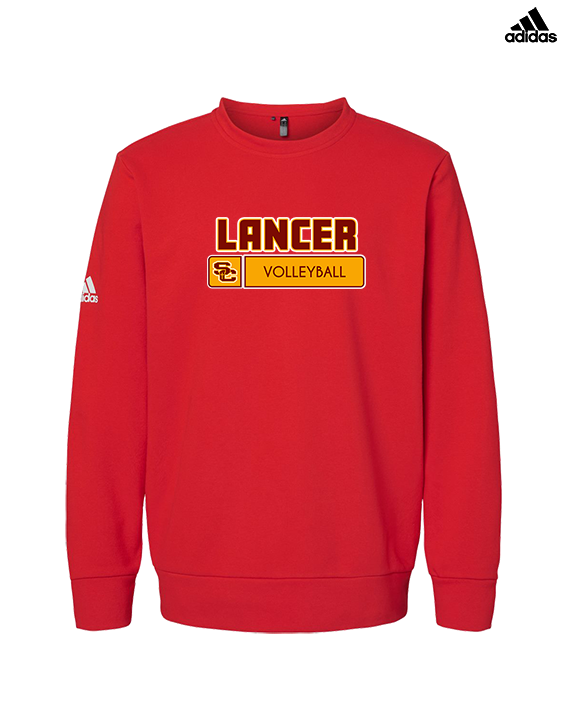 Salpointe Catholic HS Boys Volleyball Pennant - Mens Adidas Crewneck